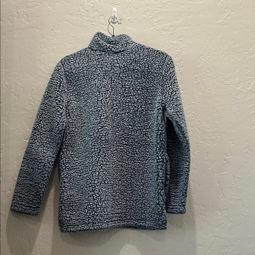 Love Tree Women’s Light Blue Sherpa Zip Pullover - Picture 6 of 6